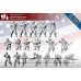 Rubicon Models 1/56 28mm Plastic Model Figures 30 Us Army Vietnam War 1955-1975