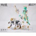 Yozen and Howling Celestial Dog White Plastic Model Kit