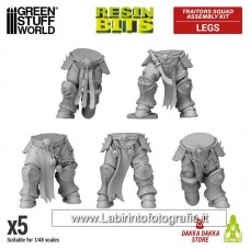 Green Stuff World Resin Bits Traitors Squad Assembly Legs Kit