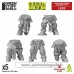 Green Stuff World Resin Bits Traitors Squad Assembly Legs Kit