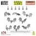 Green Stuff World Resin Bits Vampire Bats