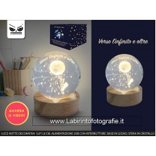 Luce Decorativa Led Sfera Verso l'Infinto e Oltre