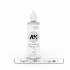 AK Interactive - AK11500 - 3rd Generation Acrylics 100 ml Acrylic Thinner 