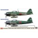 Hasegawa 1/72 Mitsubishi A6M2b/A6M3 Zero Fighter Type 21/22 Rabaul Ace Set Plastic Model Kit