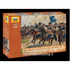 Zvezda 8057 Swedish Dragoons of Charles XII - 1/72