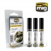 Ammo Mig Oilbrushes Set Mig-7507 Bright Metal Colors Set 