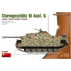 Miniart - 72106 - 1/72 Sturmgeschutz III Ausf. G April 1943 Alkett Prod. Plastic Model Kits