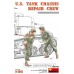 Miniart - 35481 - 1/35 U.S. Tank Chassis Repair Crew Plastic Model Kits