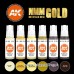 AK Interactive - AK11606 - 3rd Generation Acrylics- NMM Gold