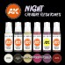 AK Interactive - AK11602 - 3rd Generation Acrylics - Night Creature Flesh Tones