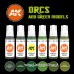 AK Interactive - AK11600 - 3rd Generation Acrylics - Orcs and Green Models