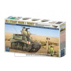 Mirage Hobby 1/72 M3 Stuart Mark I Honey Light Tank Plastic Model Kits