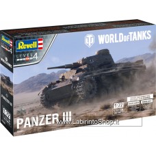 Revell 1/72 03501 World of Tanks Panzer III Plastic Model Kit