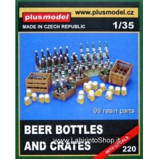 Plus Model 1/35 220 - Beery Bottle And Boxes