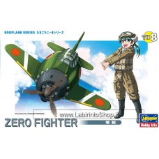 Hasegawa Eggplane Zero Fighter Plastic Model Kit