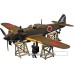 Aoshima 1/72 Ki-61-II Kai Type 3 Fighter Hien Model 2 Plastic Model Kit