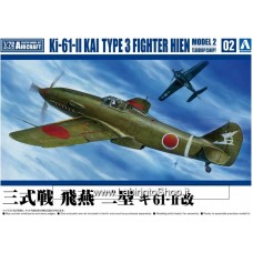 Aoshima 1/72 Ki-61-II Kai Type 3 Fighter Hien Model 2 Plastic Model Kit