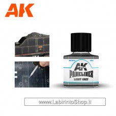 Ak Interactive 40ml Ak12019 Paneliner Light Grey