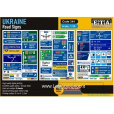 ETA Diorama - 344 - Modern - 1/35 - Ukraine Road Signs