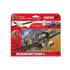 Airfix - 1/72 - Messerschmitt Bf109F-4 Plastic Model Kit Starter Set