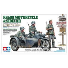 Tamiya 1/35 35384 Ks600 Motorcycle and Sidecar