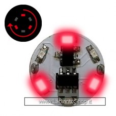 Wonder Way Led Module Magnetic Switch 3 Led Rotating Light Red