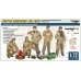 Mirage Hobby 1/72 British Armored Car Crew Plastic Model Kits