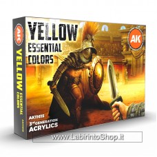 AK Interactive - AK11615 - Yellow Essential Colors 3rd Generation Acrylics