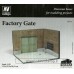 Vallejo - Diorama Bases - Factory Gate - 1/35 - 27,5x27,5x20,5 cm Non Dipinto