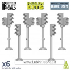 Green Stuff World 3d Printed - Miscellaneous - Traffic Lights 1/48