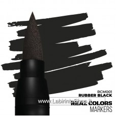 AK Interactive - Real Color Marker - RCM001 Rubber Black