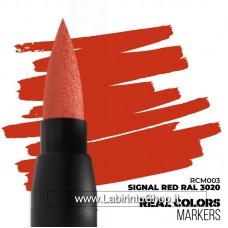 AK Interactive - Real Color Marker - RCM003 Ral 3020 Signal Red 