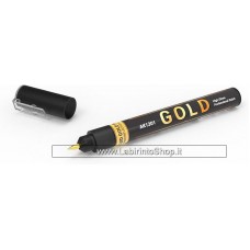 AK Interactive - AK1301 Metallic Liquid Markers Fine Tip 1.0 mm Gold