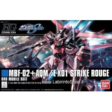 Bandai High Grade HG 1/144 MBF-02+AQM/E-X01 Strike Rouge Gundam Model Kits