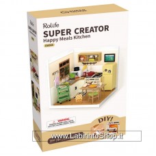 Rolife DIY Dollhouse - Super Creator DW008 Happy Meals Kitchen 152pcs