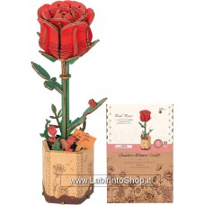 Rolife DIY Red Rose 106pcs