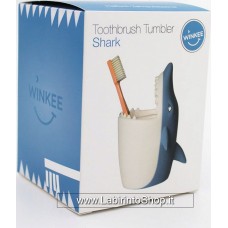 Portaspazzolini Squalo - Toothbrush Tumber Shark