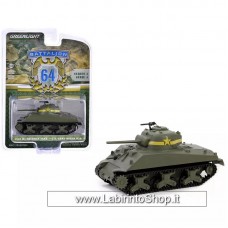 Greenlight - 1/64 - 64 Battalion - 1943 M4 Sherman Tank U.S. Army WWII