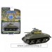 Greenlight - 1/64 - 64 Battalion - 1943 M4 Sherman Tank U.S. Army WWII