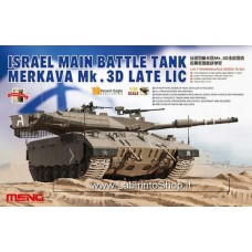 Meng TS-056 1/35 Israel Main Battle Tank Merkava Mk.3D late Lic Plastic Model Kit