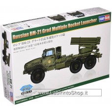 Hobby Boss 1/72 Russian BM-21 Grad Multiple Rocket Launcher Plastic Model Kit