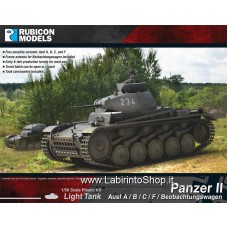 Rubicon 1/56 280112 Light Tank Panzer II Ausf A B C F Plastic Model Kit