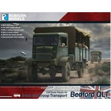 Rubicon 1/56 280107 3-ton 4x4 Troop Transport Bedford QLT Plastic Model Kit