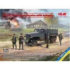 Icm 1/35 35588 G7107 in German Service With Infantry Plastic Model Kits