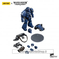 Joytoy Warhammer 1/18 Ultramarines MK VI Tactical Squad Legionary with Bolter and Chainblade 12 cm Action Figure