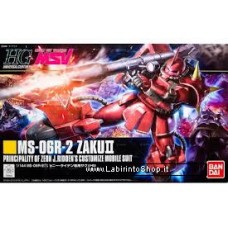 Bandai High Grade HG 1/144 MS-06R-2 Zaku II J. Ridden Customize Mobil Suit 46648 Plastic Model Kits