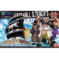 Bandai One Piece Grand-ship Collection Marshall D.Teach's Pirate Ship Plastic Model Kits