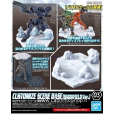 Bandai Customize Scene Base Snowfield 03 Plastic Model Kit