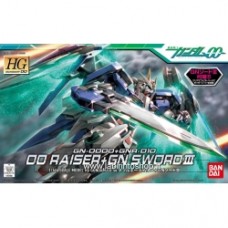 Bandai High Grade HG 1/144 HG 00 RAISER+GN SWORD Gundam Model Kit