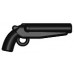 BrickArms 2.5" Scale Weapon Sawed-Off Shotgun Black